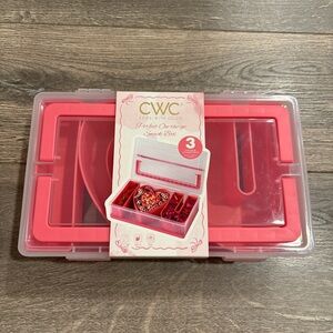 CWC Red Heart-Shaped Snack Box